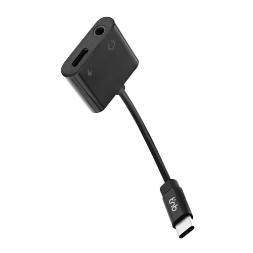 Adaptateur USB Type-C vers prise casque 3,5 mm, convertisseur TRRS, noir OMPT | Leroy Merlin Adaptateur USB Type-C vers prise casque 3,5 mm, convertisseur TRRS, noir OMPT | Leroy Merlin