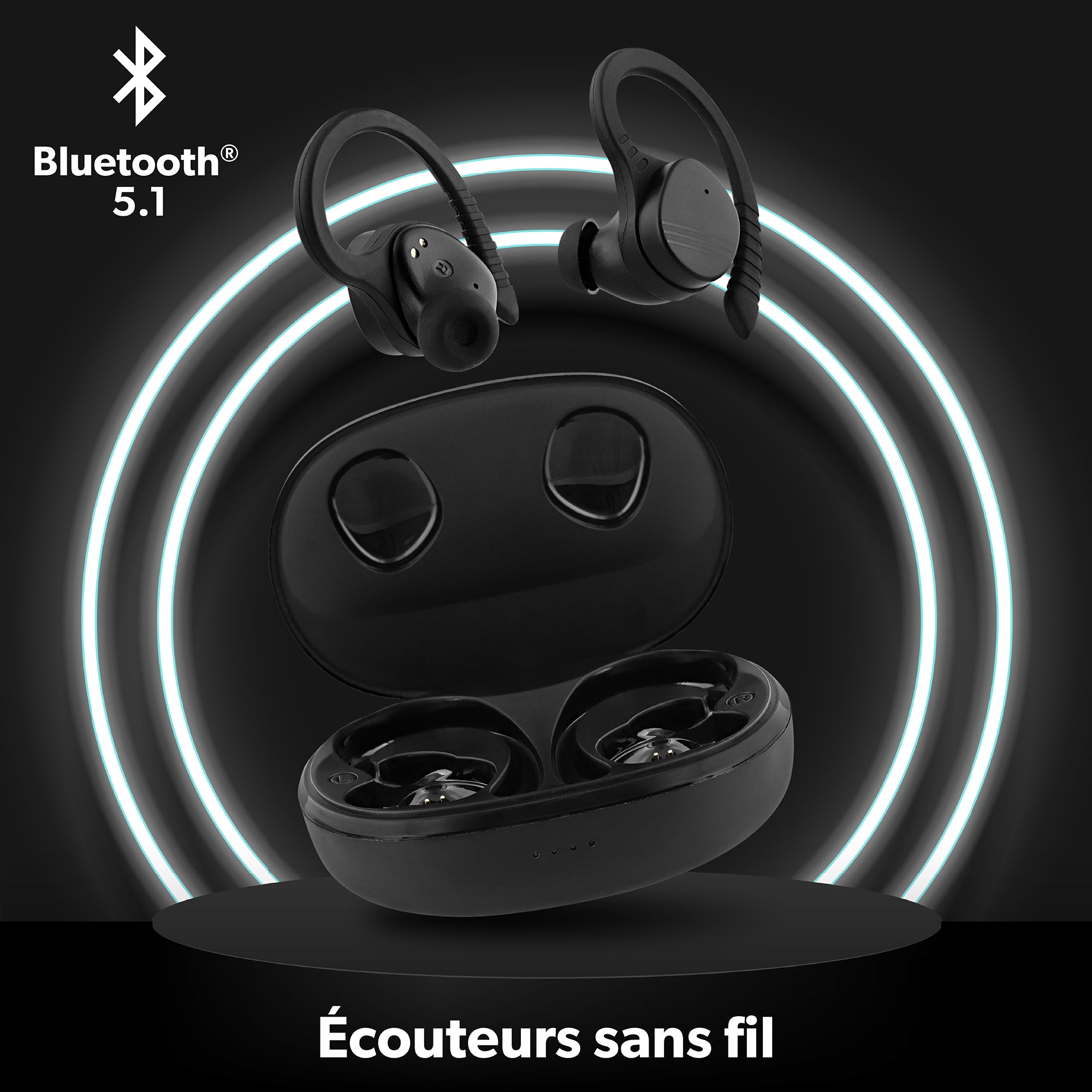 Écouteurs Sans Fil Tofficu - Réduction De Bruit, Résistants à La Transpiration - Autonomie Longue, Bluetooth Multipoint