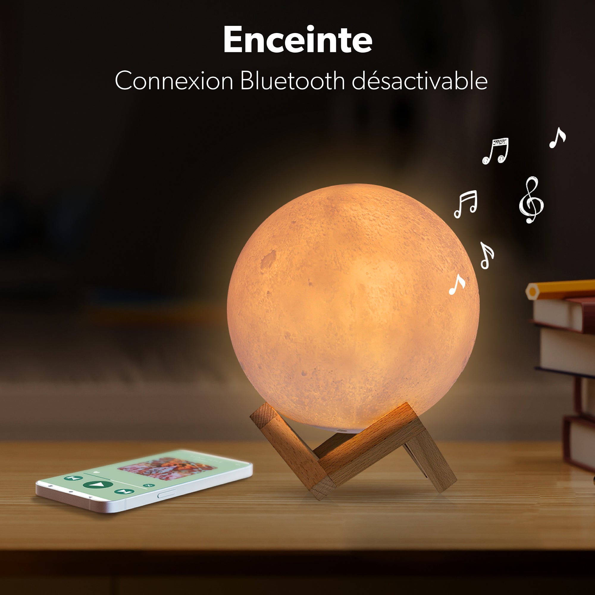 MOON Designer Luminous Bluetooth Speaker