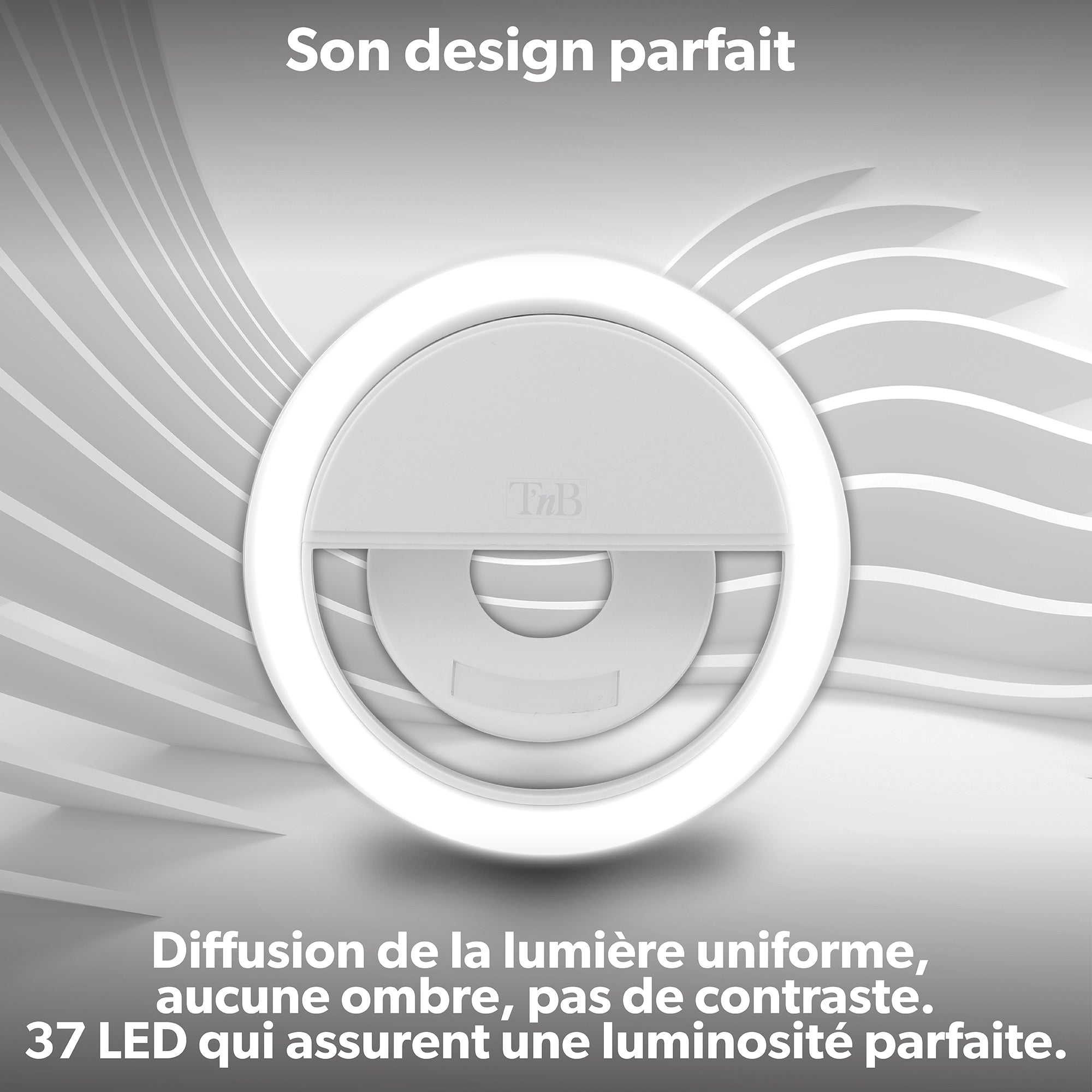 Anneau Lumineux LED 14 Pouces Avec Trépied Et Support Smartphone - 3 Températures De Blanc + 6 Couleurs RVB, Télécommande Bluetooth - Hauteur Max 160 Cm | Éclairage Pour Photos, Vidéos