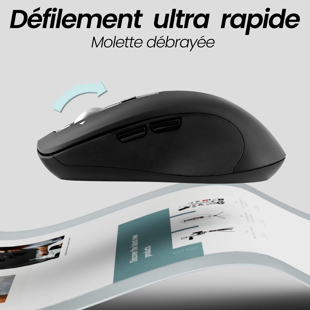 Mouse Con Scroll INFINITE wireless scroll mouse